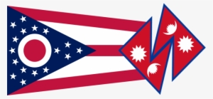 Flag Of Ohio If The State Was Colonized By Nepal - Ohio State Flag