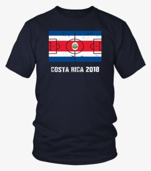 Costa Rica Team 2018 Tshirt Distressed Football Flag - Trump Kim Summit T Shirt