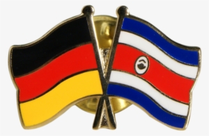 Costa Rica Friendship Flag Pin, Badge - Germany
