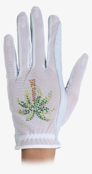 Solar Bling Image - Lady Classic Ladies Solar Bling Glove - White