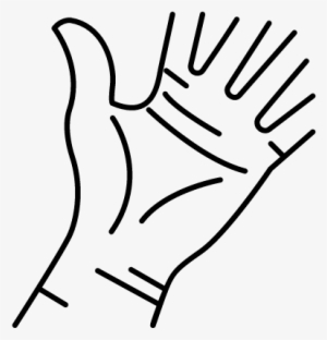 Hand Palm Vector - Human Body