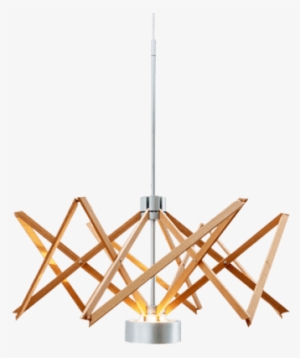 Post-modern Creative Convex Art Aluminium Spider Wood - Lighting