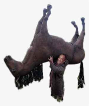 A Transparent Bill Cosby Carrying A Horse For Your - Horsing Around Meme