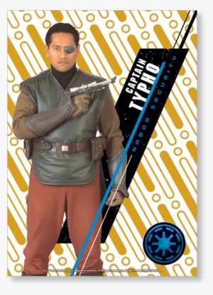 Captain Typho 2016 Star Wars High Tek Base Cards Gold - Star Wars