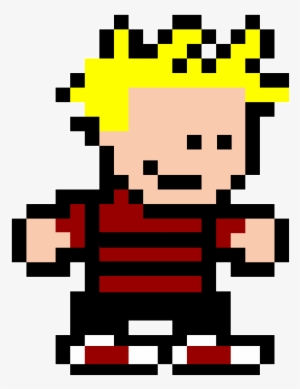 Calvin 8-bit Nes Sprite - Video Game Sprite Png