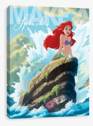 Make A Splash - Little Mermaid 1989 Poster