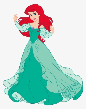 Dress Up Ariel Disney Junior Latam Clipart Pinterest - Princes Ariel Green Dress