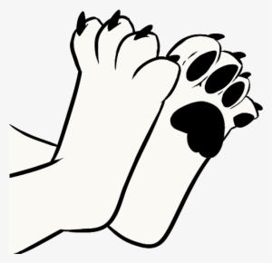 Paws - Wolf Foot Paws Shy