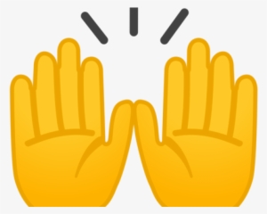 Hand Emoji Clipart Air Emoji Png - 🙌 Significado