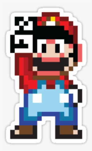 Mario Sticker - Super Mario World Mario Pixel