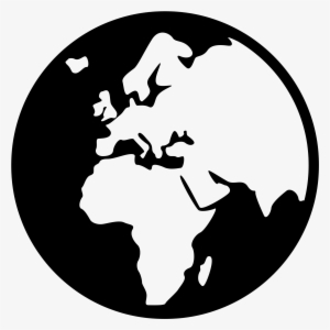 Picture Transparent Download File Emojione Bw F D Wikimedia - World Icon Transparent Background