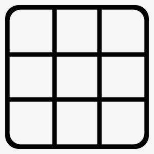 Square Grid Symbol Vector - Grid Symbol
