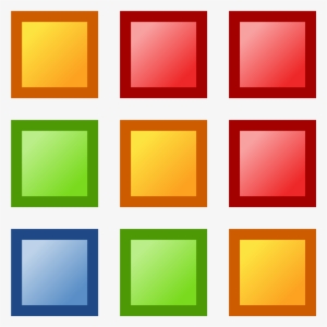 Squares Clipart Colored - Colors Icons
