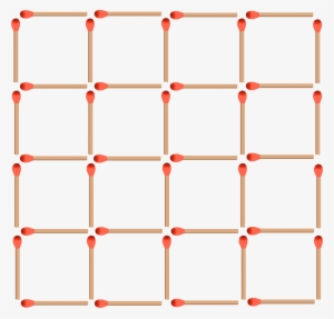 The Diagram Above Shows 40 Matchsticks Arranged In - Orange