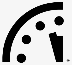 Doomsdayclock Black - 2.5 Minutes To Midnight Clock