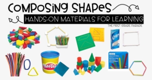 Many Of Them Are Perfect For Composing Both 2d And - Carson Dellosa Standard Plastic Pattern Blocks