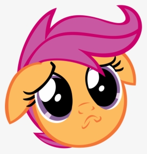 Scootaloo Big Eyes Png Profile Picture - Mlp Why Would You Do