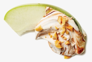 Apple Slices With Chocolate Dip And Crushed Peanuts - Apple