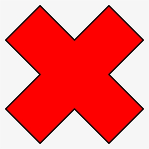 Picture Free Library Checkmark Clipart Red - Red X Shape