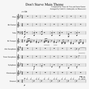 Don't Starve Main Theme Sheet Music Composed By Composed - Melancholy Hill Flute Sheet Music