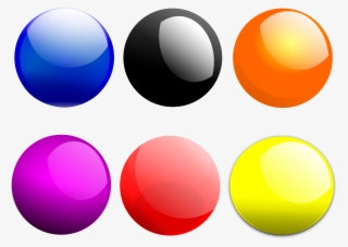 Round, Gloss, Glossy, Orb - Balls Clipart