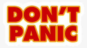 don t panic logo