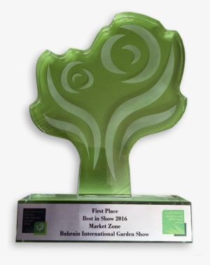 “greenview Landscaping Was Awarded First Place At The - Trophy
