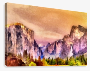 Yosemite Park2 Sam Rad Canvas Print - Painting
