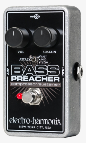 Electro-harmonix Bass Preacher Compressor/sustainer - Electro Harmonix Bass Preacher Bass Compressor + Sustainer