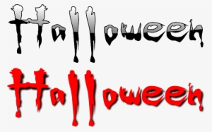 Horror Halloween, Text, Blood, Dripping, Horror - Halloween Vector Free Png