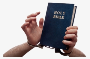 Two Street Preachers, One American And The Other English, - Handcuffs Bible