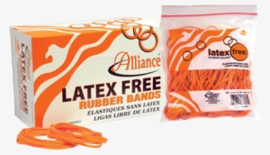 Latex Free Rubber Bands For Magic Tricks - Non Latex Orange Rubber Bands, Size 64, 3-1/2 X 1/4,