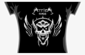Womens Classic Skull T-shirt - Attica Rage Ruin Nation