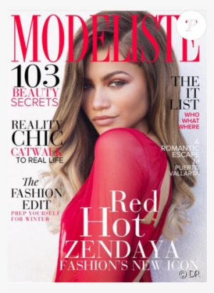 L'actrice Zendaya En Couverture Du Magazine Modeliste - Zendaya In Magazine