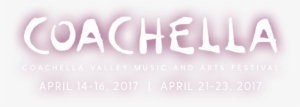 Coachella Valley Music & Arts Festival - Coachella Logo Png