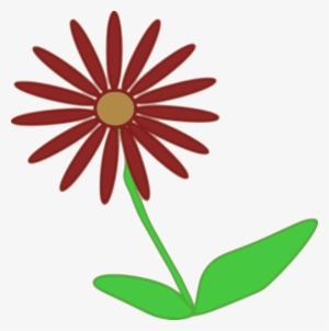 Red Flower Stem Clipart Png For Web