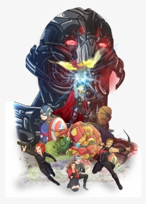 Download Ultron Fan Art Clipart Thor Loki Ultron Thor - Cool Marvel Fan Art