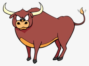 Bull Animal Mammal Domestic Farm Cattle Br - Clip Art Bull