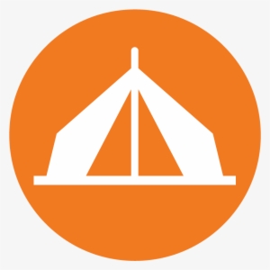 Canopy Clipart Party Tent - Tent Icon In Circle