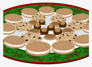 Plate Of Cookies Clipart - Cookie
