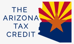 Tax Credit Banner - Arizona Flag Inside State