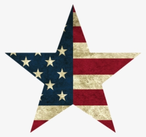 American Flag Star Sticker - Stickers Usa