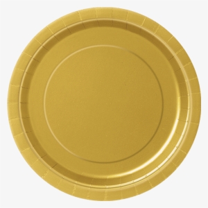 Paper Party Plates - Gold 9" Paper Luncheon Plates (8 Pack) - Party Supplies