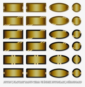 Altın Butonlar, Png Altın Butonlar, Gold Button Png - Colorfulness