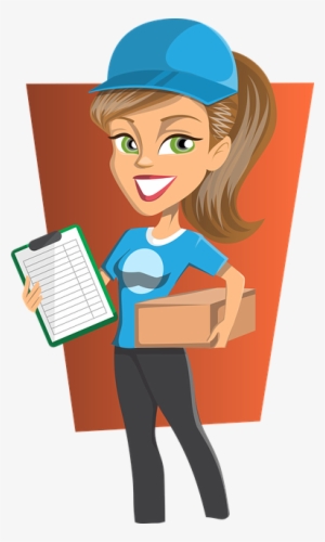 These Cool Png Business People Images Are From The - Delivery Girl