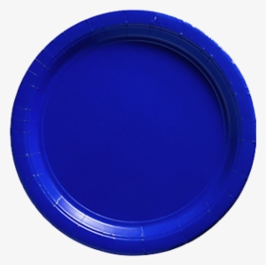 Bright Royal Blue Paper Dinner Plates 20ct - Circle
