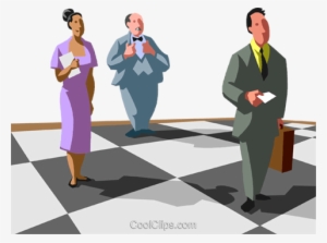 Business People As Chess Pieces Royalty Free Vector - Chess Business Png