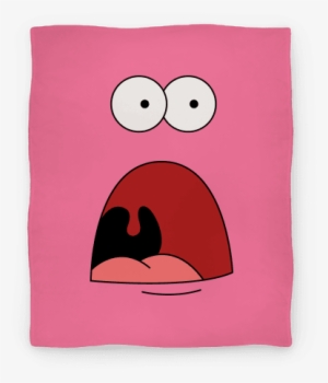 Patrick Is Shocked Blanket Blanket - Blanket Spongebob Png