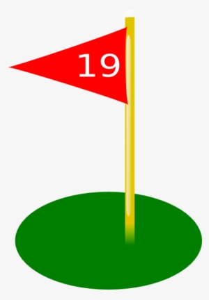 This Free Clipart Png Design Of Golf Flag 19th Hole