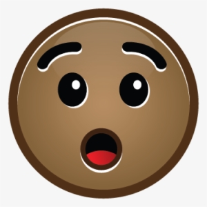 Surprise - Brown Emoji Sad Face